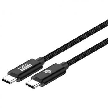 Cable USB-C 3.2 Gen 2 de 1,2 m, 100W, Negro