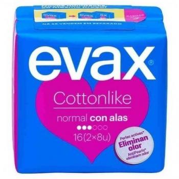 Compresa Evax Cottonlike Alas 16uds