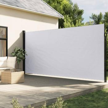 Tienda de Sombra Lateral Retráctil Blanca 200x500 cm