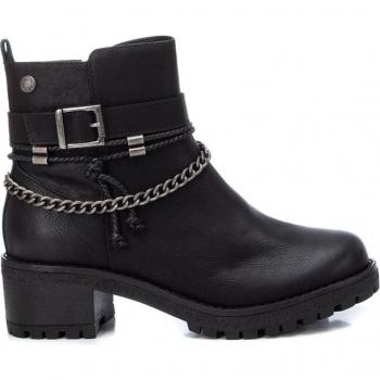 Refresh Women's Black Ankle Boots with Zipper - 5cm Heel Height