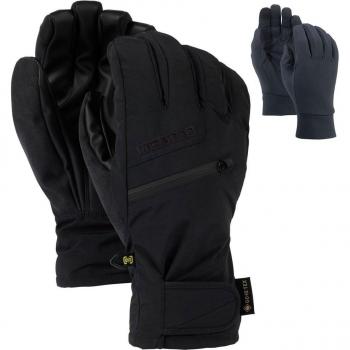 Guantes de snowboard Burton GORE-TEX Under Gloves - Negro