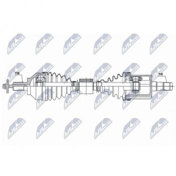 Árbol de transmisión NTY NPW-VV-139 - Alta calidad y durabilidad