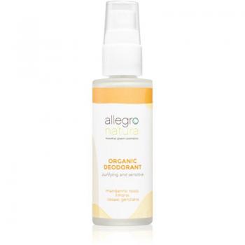 Allegro Natura Organic Purifying Deodorant Spray with Red Mandarin & Lemon, 30 ml