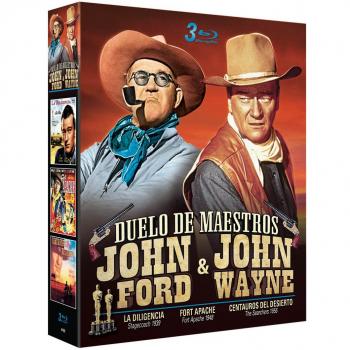 John Ford + John Wayne 3 BDs