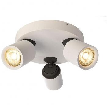 Plafoniera Librae Round III, 3 luces LED blanco