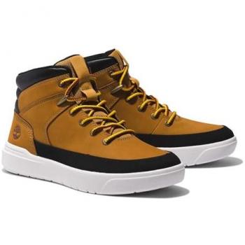 Timberland Seneca Bay Hiker Lace-Up Sneakers for Men in Wheat Yellow, Size 41