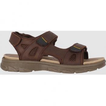 Sandalias de hombre Chika10 Yadir 01 de piel marrón