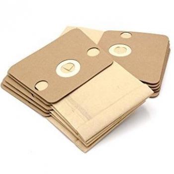 Bolsa de Papel para Aspiradora Rowenta RO 1211, 1213, 123, 1230, 1233 - Pack de 10 unidades, Dimensiones: 22cm x 16.5cm, Color Arena