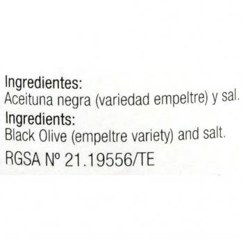 Ismael Aceituna Negra con Hueso de Aragón - 180 gr