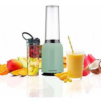 CREATE / MOI SLIM / Batidora de Vaso verde / Batidora personal para Smoothies y Batidos, 230 W, Individual, Portátil, Cuchillas de Acero Inoxidable, 230W, Libre de BPA