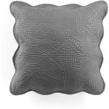 Nuances du Monde 3001782 Funda de cojín de microfibra de poliéster, compartimento Melissa, 45 x 45 x 15 cm