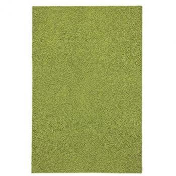 Home Life Alfombra con Diseño Shaggy, Polipropileno, Verde, 67 x 110 cm