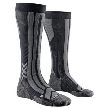 X-Socks Calcetines Mountain Perform OTC Gris/Negro, Unisex adulto, Talla 39-41