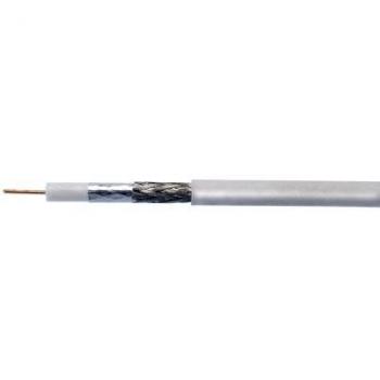 Cable Coaxial Kathrein LCD 89 de 100 metros, 90 dB, diámetro exterior de 5 mm, color blanco