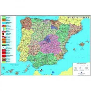 Mapa plastificado España Portugal - Michelin