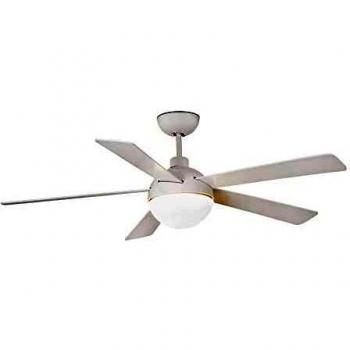 FARO BARCELONA 33514 - IZARO LED Ventilador de Techo Blanco con luz con Motor DC