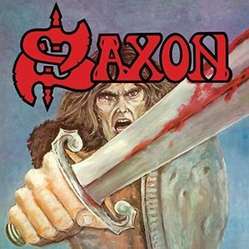 Saxon Saxon Blue & Red Splatter Vinyl Sealed 2018 UK vinyl LP BMGCAT158LP