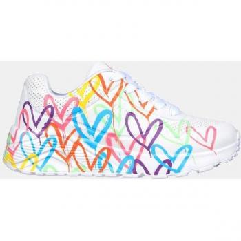 Zapatillas Skechers Uno Lite Corazones para niña
