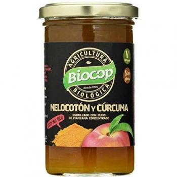 COMPOTA MELOCOTON CÚRCUMA BIOCOP 280 GRS.