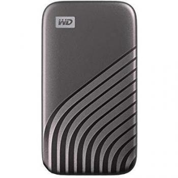 WD My Passport Portable SSD 1TB with NVMe Technology, USB-C, Read Speeds of up to 1050MB/s & Write Speeds of up to 1000MB/s. Works with PC, Xbox, PlayStation - Space Grey