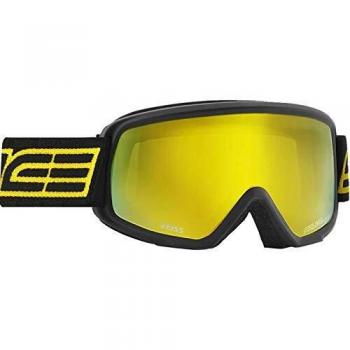 Salice, 608DACRXPF Máscara de esquí SR Negro-Amarillo, Unisex Adulto, Única