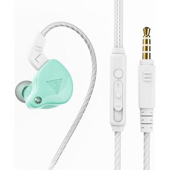 Auriculares Intrauditivos Deportivos QKZ AK6 con Control de Cable y Sonido Mágico de Graves Pesados para Smartphones Samsung, Huawei y Apple, MP3