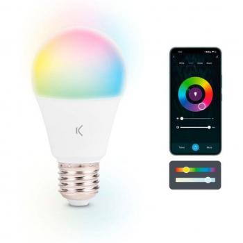 Ksix Smartled Bombilla Inteligente - Rgb-cct - 9w - A60