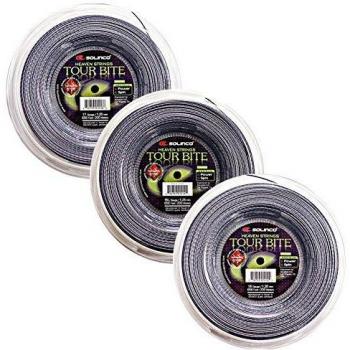Solinco Tour Bite Diamond Rough 16g Tennis String Reel - Gray
