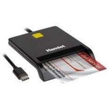 Lector de Tarjeta Inteligente Interno USB 3.2 Gen 1 (3.1 Gen 1) Tipo C Negro Hamlet HUSCR311C