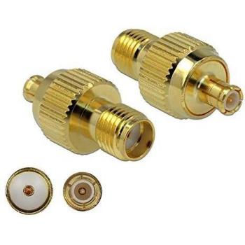 Adaptador de Antena SMA Hembra a MCX Macho - Conector Coaxial 0-3000 MHz, 50 Ω