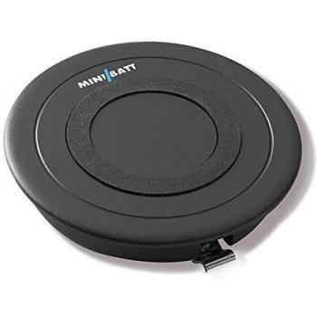 Fi60 - Cargador inalámbrico Fast charge para mobiliario de miniBatt, 60mm Wireless charge, instalación fácil visible o invisible, 10W carga rápida, para iPhone X, iPhone 8, Samsung S y Note y dispositivos con Qi