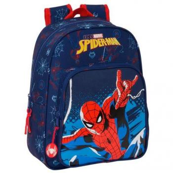 Mochila infantil adaptable carro Spider-Man Neon