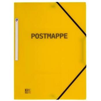 Carpeta Postal Oxford A4 PP Transparente Amarillo