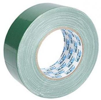 Cinta Americana Ferrestock FSKTCT005, Rollo de 50mm x 50m, fácil de cortar, 3 capas para mayor resistencia, no deja residuos, color verde