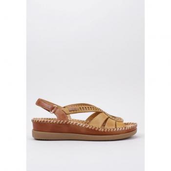 Sandalias Pikolinos Mujer Cadaques W8K-0907C1 NATA Cuero Auténtico 37 Camel
