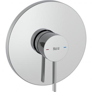 Grifo monomando mezclador empotrable para ducha Ona Roca Cromado