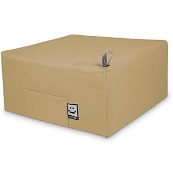 Puff Cama Individual Plegable de Polipiel Beige Happers