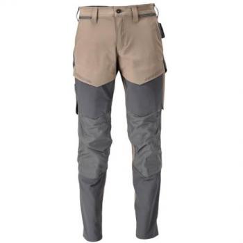 Pantalón de trabajo MASCOT Ultimate 22379 con bolsillos para rodilleras, color negro, tejido resistente, múltiples bolsillos, ajuste cómodo y personalizado