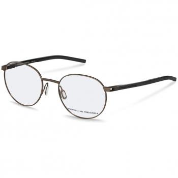 Porsche Design P8756 D000 Men's Eyeglasses Brown Size 53 - Frame Only, Blue Light Block Available