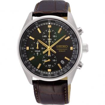 Reloj Seiko Neo Sports Cuarzo Crono Esfera Verde SSB385P1