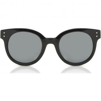 Oval Full Rim Plastic Women’s Prescription Sunglasses Black Size 49 - Arise Collective