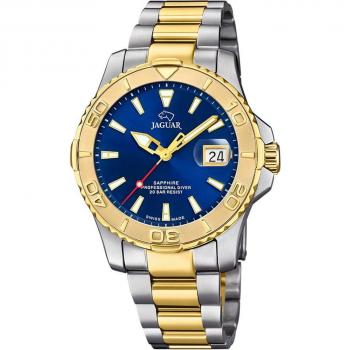 Reloj Jaguar Couple Diver J970/2 para Hombre de Acero con Esfera Azul