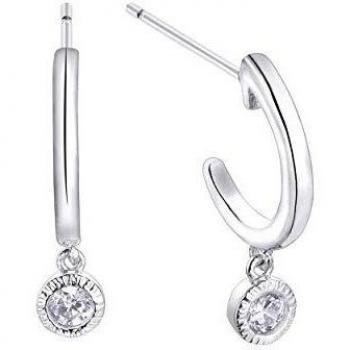 Pendientes de Durán Exquse de la colección Pretty Jewels realizada en plata 925 detalle en circonita