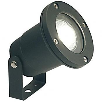 Faro Spot GU10 Orientable de Aluminio IP55 50W 220V Color Negro para Jardín