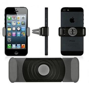 Soporte para teléfono Kenu Airframe Universal compatible con todos los smartphones - Negro