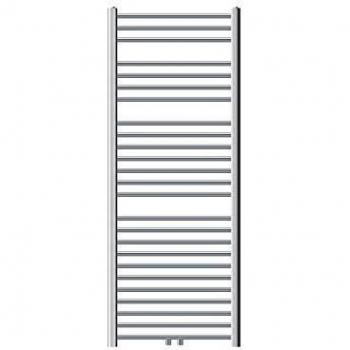 Radiador de Baño Curvo ECD Germany 600x1500 mm Cromo Con Conexión Central - Toallero Calefactor No Eléctrico