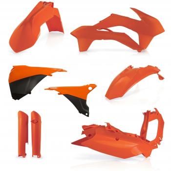 Acerbis 0017204.010 Full Kit de Plásticos para Ktm Exc Exc-F 2014 Naranja