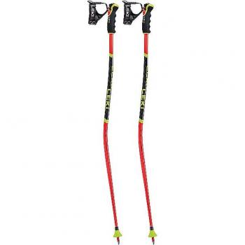 Leki Bastones WCR Lite GS 3D (Rojo brillante/Negro/Amarillo neón)