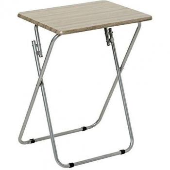 Mobea - Mesa plegable de madera, color gris