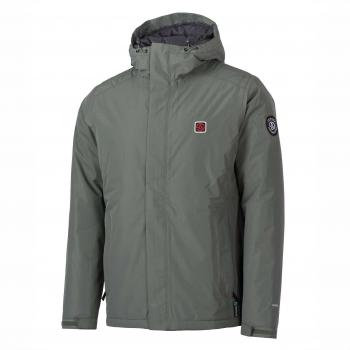 Chaqueta impermeable con capucha Ternua Torngat verde azulado para hombre - Talla M
